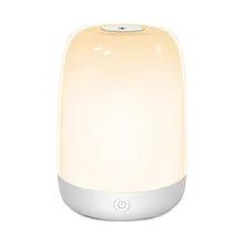 Светодиодный Светильник-ночник с сенсорным датчиком, цветная настольная прикроватная лампа с зарядкой от usb, мини-настольная лампа_ WK