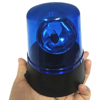 

3inch Mini Stage Effect 360 Degree Rotating Battery Powered Beacon DJ Night Strobe Light Party Flashing Led Beam Lamp Desktop