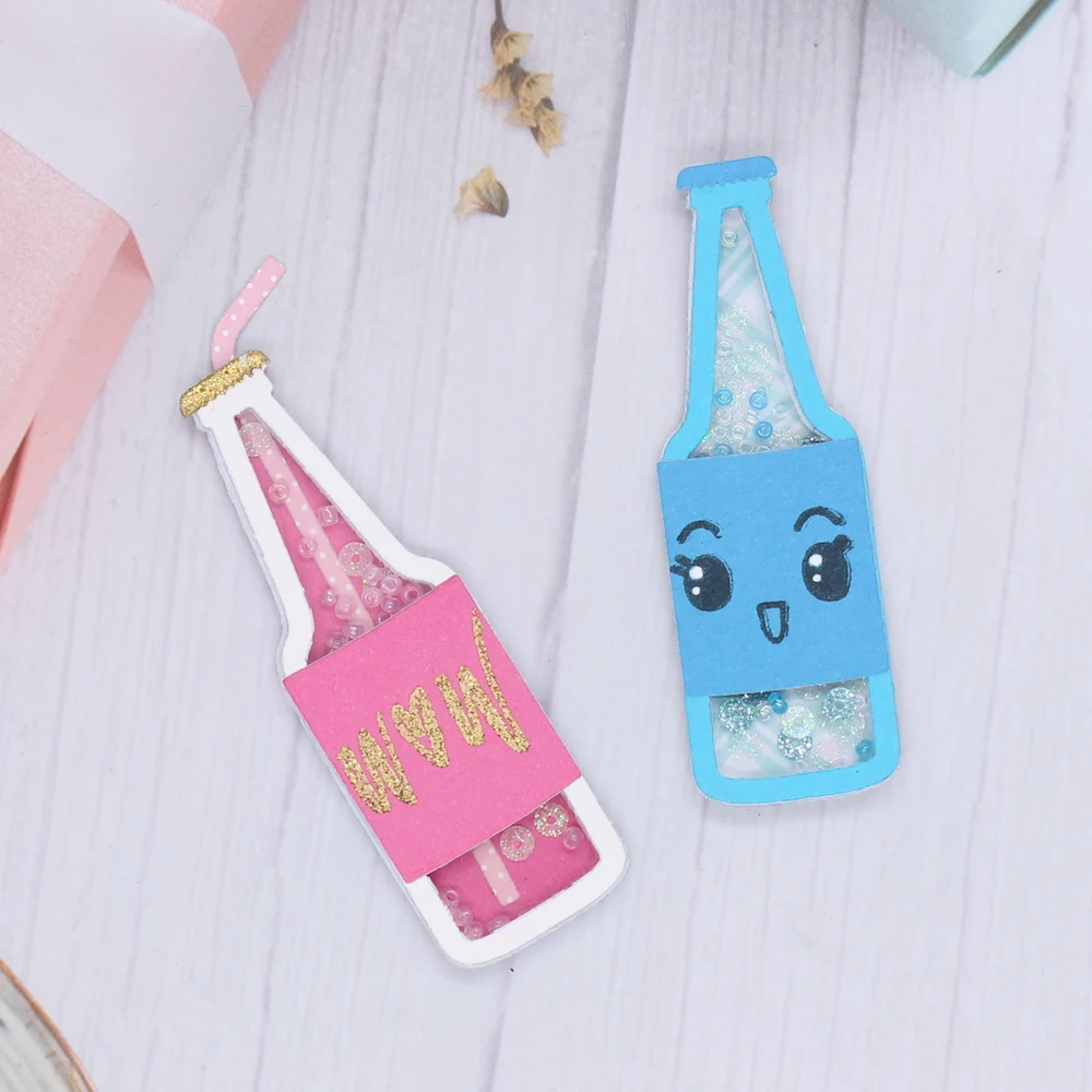Description Picture 6 of itemKSCRAFT Soda Bottle Shaker Metal Cutting Dies Stencils for DIY Scrapbooking Decorative Embossing DIY Paper Cards