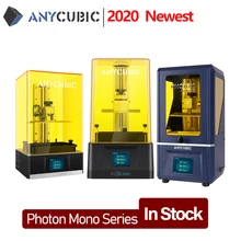 Impressora 3d mono do fóton de anycúbico/fóton mono x/fóton mono se impressão do tamanho grande 4k monocromático sla/lcd impresora 3d