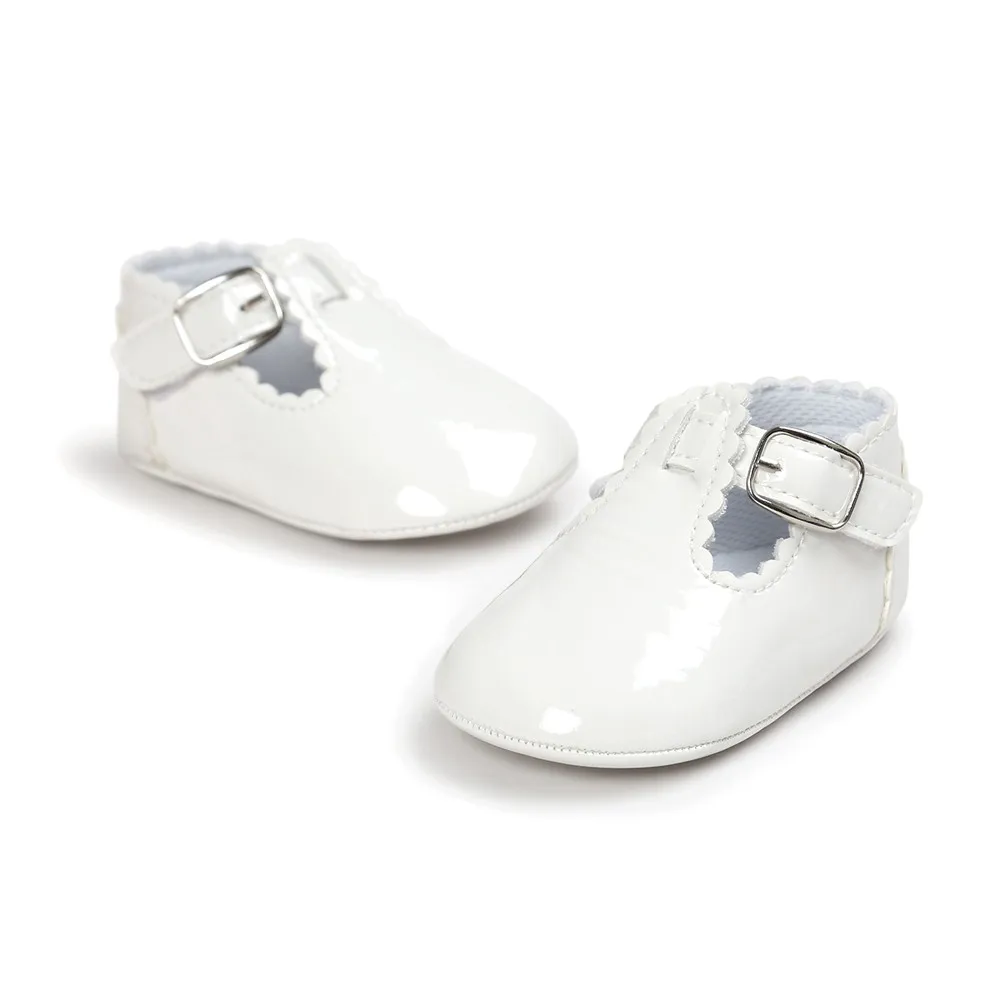 Милая детская обувь из искусственной кожи; обувь для маленьких девочек; обувь для маленьких принцесс; однотонные ботиночки для новорожденных; коллекция года; обувь для первых шагов; Buty Niemowlak