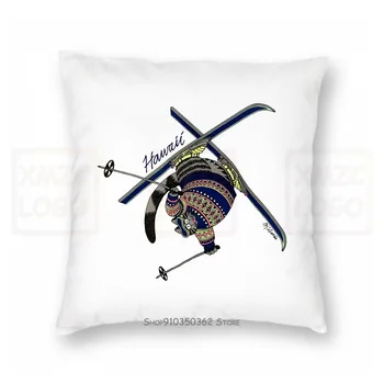 

Vintage 70S 80S Crazy Pillow cases Hawaii Kliban Cat Skiing Size Large Usa Ski Rare Women Men
