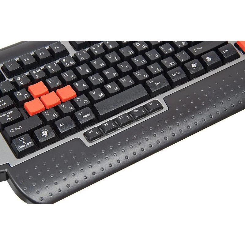 Клавиатура A4 X7-G800MU черный/серый PS/2 Multimedia for gamer
