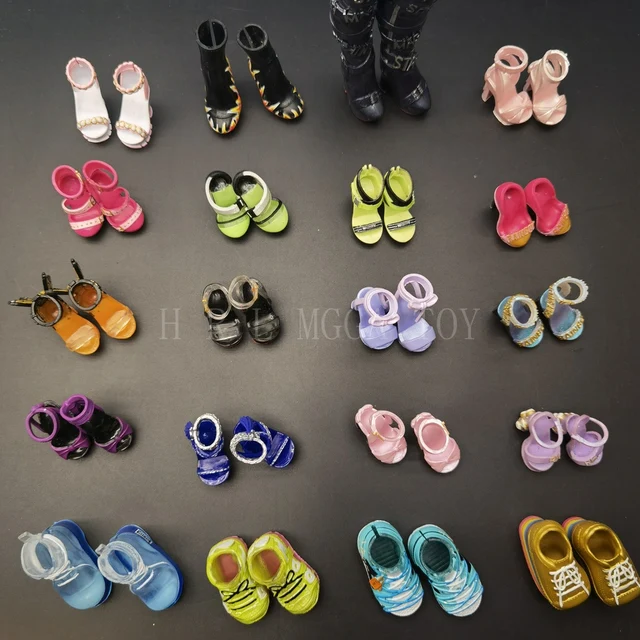 Original rainbow middle school fashion big sister doll shoes earrings earrings hairpin DIY girl toys 2