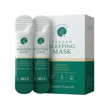

3mlx20pcs Centella Asiatica Jelly Face Mask Nourishing Whitening Moisturizing Shrink Pores Deep Cleaning Sleep Mask Care