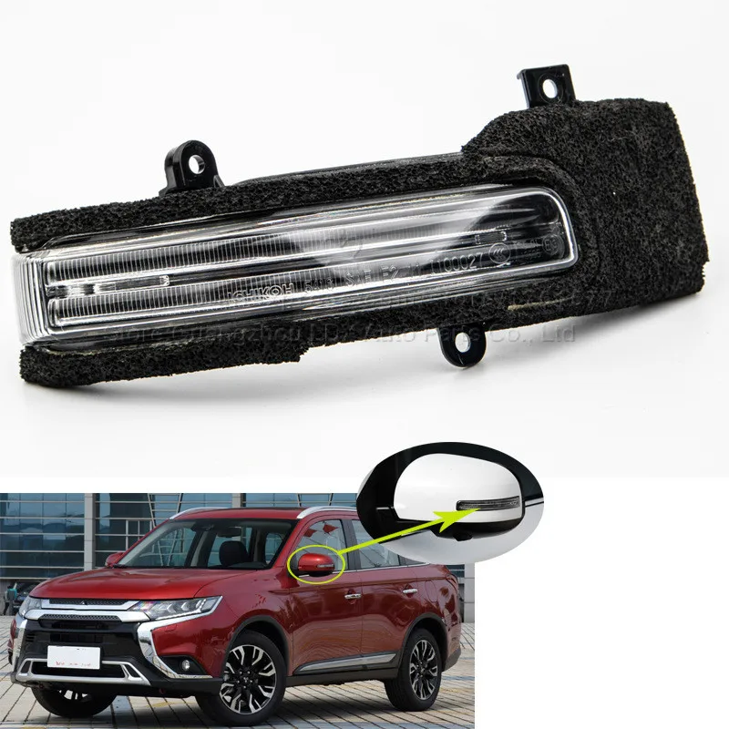 Car Side Rearview Mirror Light LED Turn Signal indicator Lamp For Mitsubishi Outlander 2013 2014 2015 2016 2017 2018 Lancer | Автомобили и