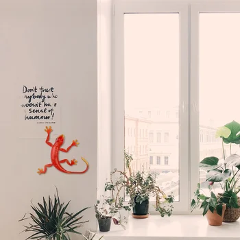 

1Pc Metal Gecko 3D Wall Art Sculpture Decor Indoor Outdoor Hanging Ornament