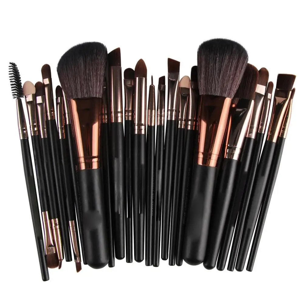 22Pcs Makeup Brushes Set Foundation Blending Eye Shadow Eyelash Lip Wool Synthetic Make Up Brush Cosmetic 3