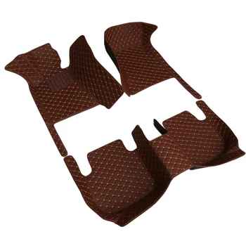 

Custom Car Floor Mats for BMW 5 Series 2018 2019 Eco Leather for Car Interior Auto Accessories Car Tuning Xiaobaishu