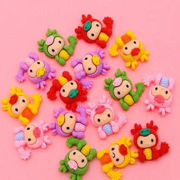 

Kawaii Cartoon Animal dragon Resin Flatback Cabochons Scrapbooking Craft DIY Children's headwear accessories