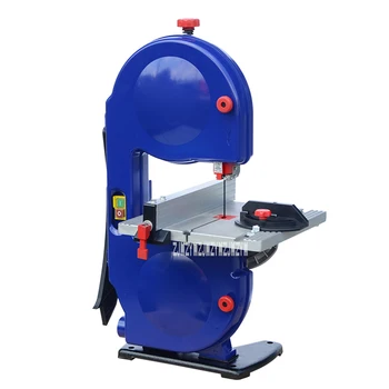 Online JDD200A 8 Inch Wood Band Saw Machine Household Small Band Curved Sawing Machine Electric Woodworking Band Saw 350W 220V /110V