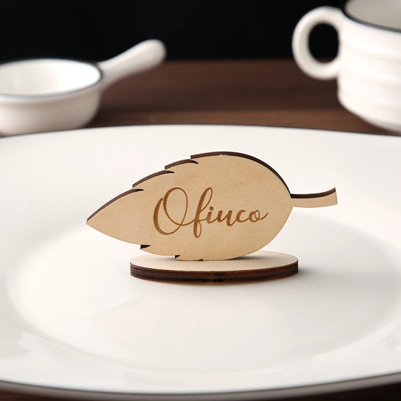 Custom Wood Laser Cut Guest Names Place Setting s Personalized Wood Signs Table Wedding Plate Name Place Cards s Gift Party Diy Decorations Aliexpress