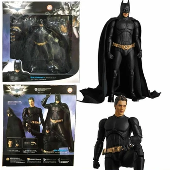 

MAF 049 Batman BEGINS SUIT The Dark Night PVC Action Figure Model Toy Doll Gift for Kids Gift Collectible Display 18cm