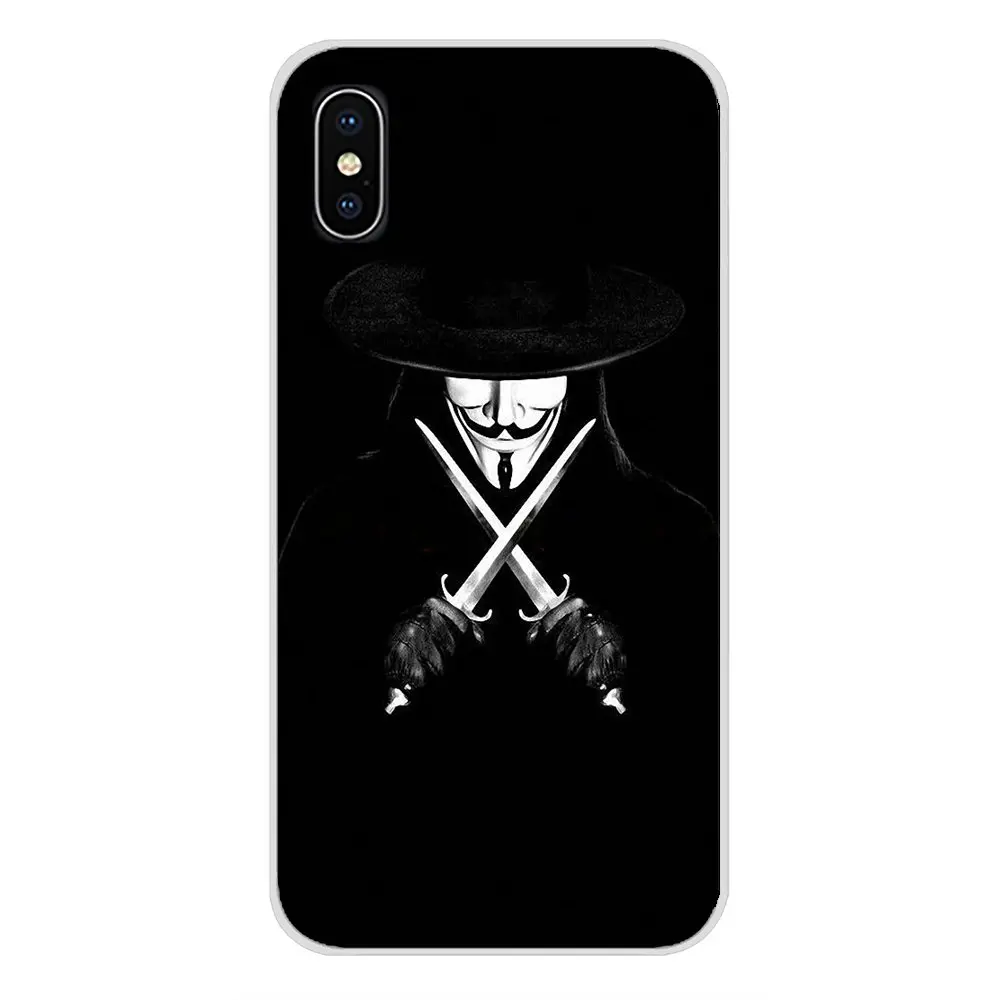 V для Vendetta Маска Huawei Mate Honor 4C 5C 5X 6X 7 7A 7C 8 9 10 8C 8X 20 Lite Pro аксессуары Чехлы