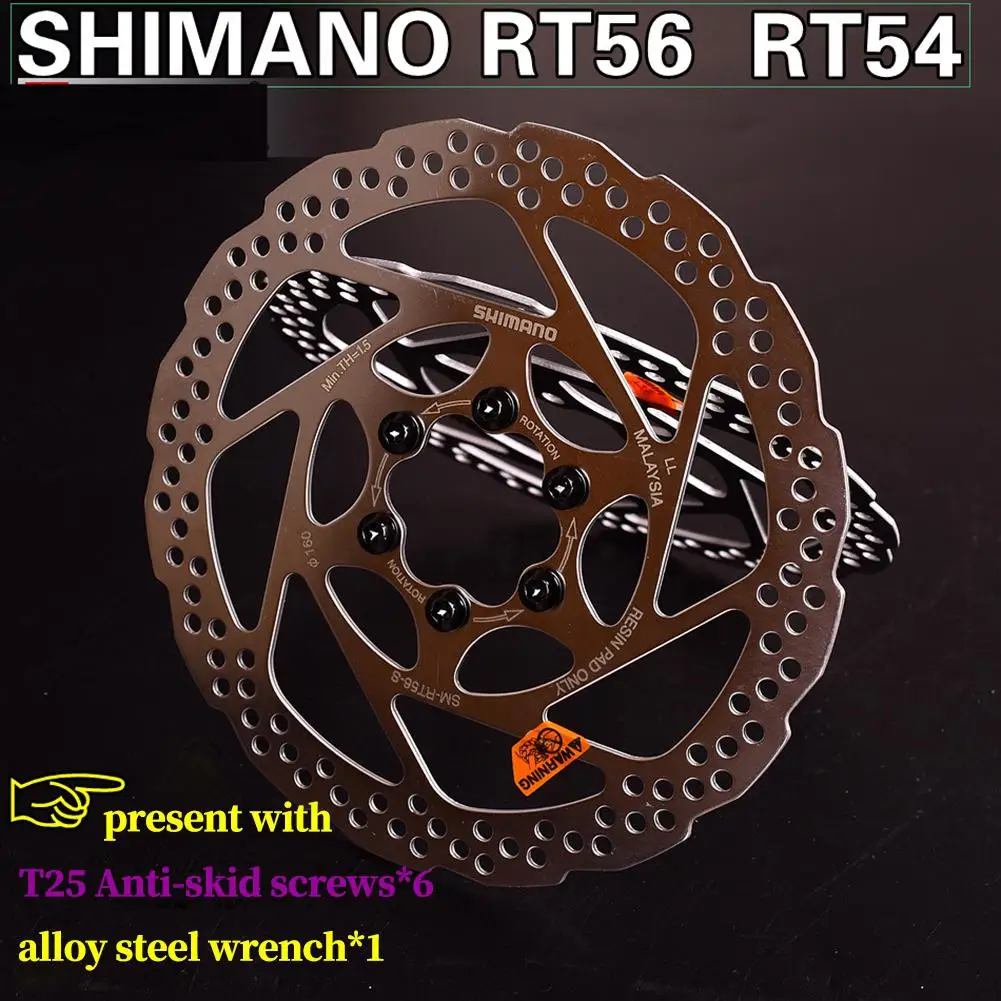 

Kuulee SHIMANO Disc Brake Rotor RT54 RT56 Center Lock Suit XT SLX DEORE 160mm 180mm Bike Brake Disc
