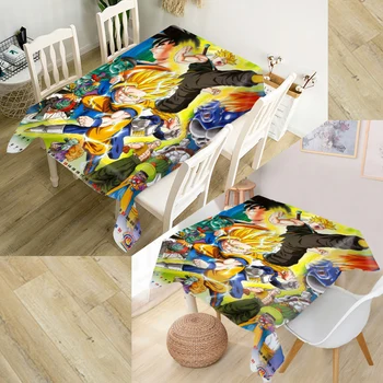 

New Pattern DRAGON.BALL Tablecloth Kitchen Dining Table Decorations Home Rectangular Party Table Covers Office Plain More Size