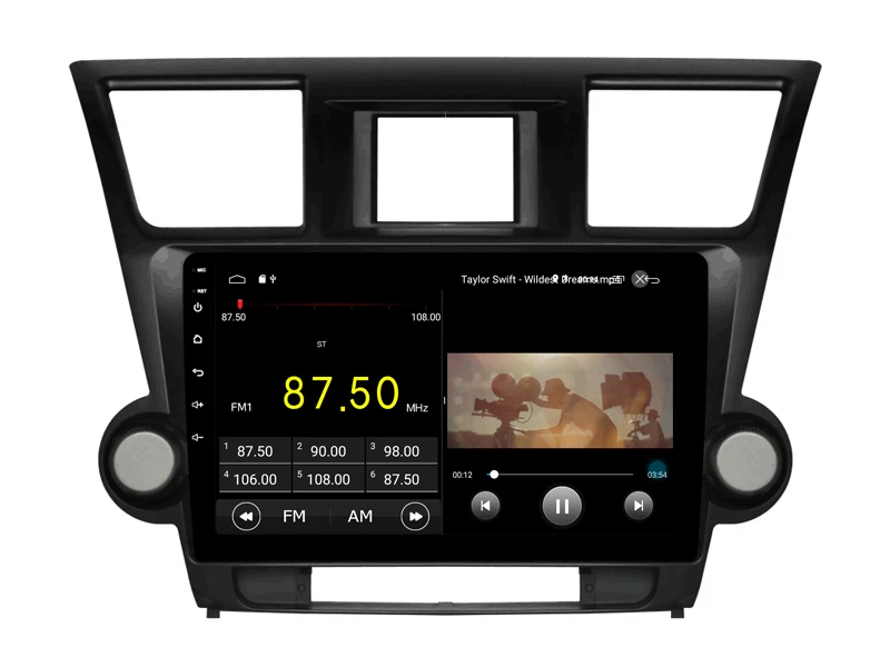 Top Built in 4G Lte car Intelligent navigation tape recorder 9.0 android car gps radio multimedia player for toyota Highlander 2013 4 Top Built in 4G Lte car Intelligent navigation tape recorder 9.0 android car gps radio multimedia player for toyota Highlander 2013 4