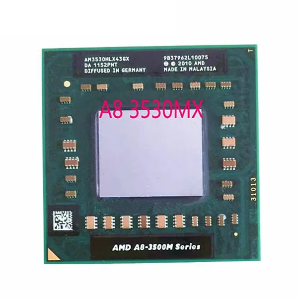 AMD A8 3500M series A8 3530MX A8 3530MX AM3530HLX43GX Laptop CPU 1.9GHz ...
