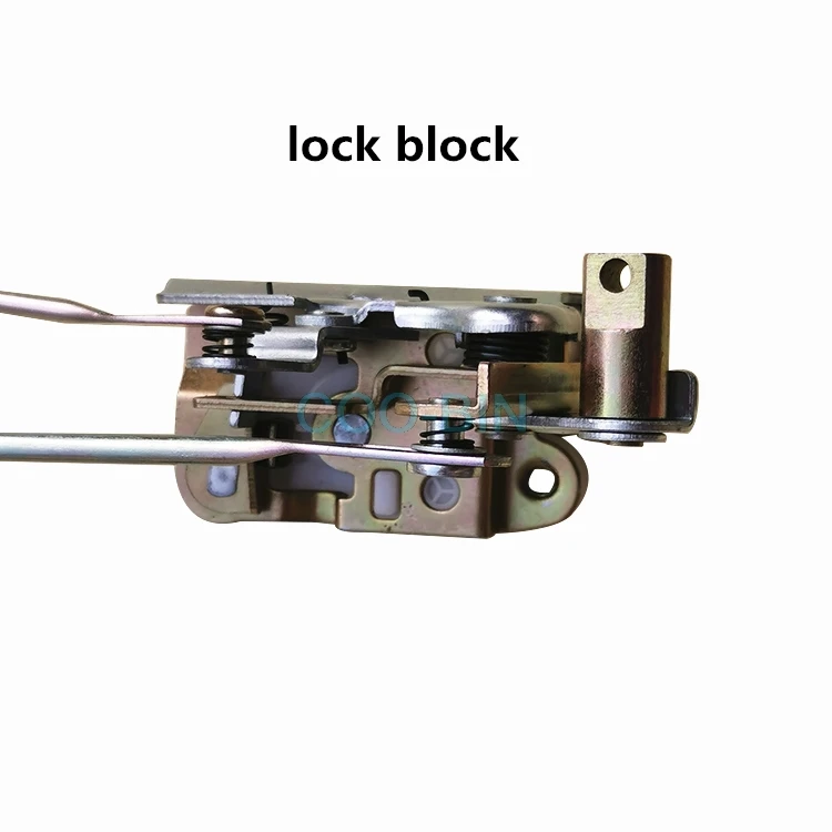 lock block Для HYUNDAI R150-9/215-9/225-9 экскаватор замок двери кабины в сборе замок Блок тяга экскаватор части - Цвет: lock block