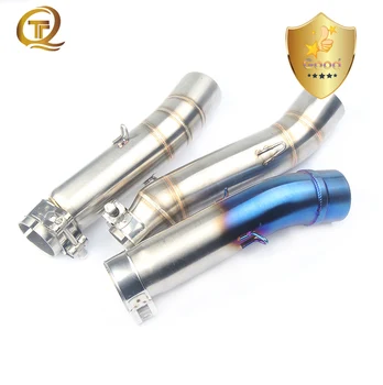 

Motorcycle Exhaust Middle Link Pipe Muffler Adapter Slip-on Middle Tube For Honda CBR300 CBR 300 CB400 400 CBR500 2012-2015