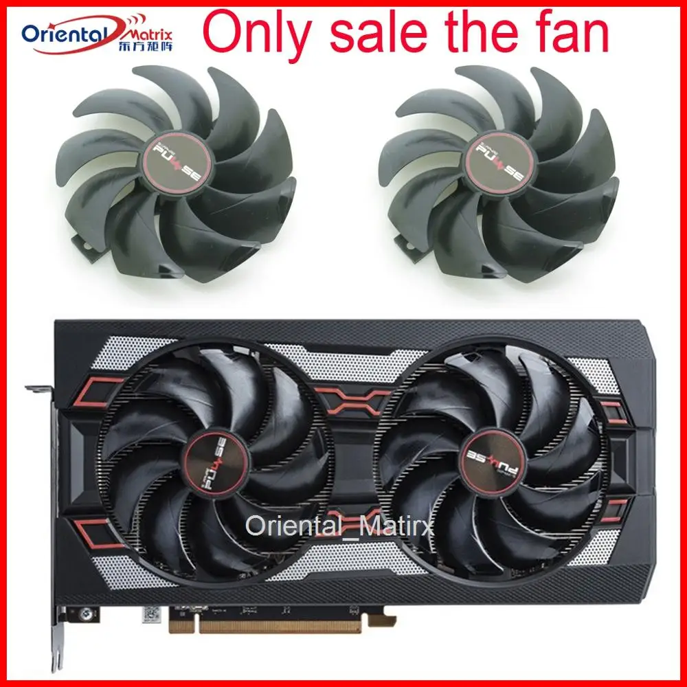 Ventola Vga Muslimah 95Mm Dc12V 0.45Amp Per Ventola Di Raffreddamento Della Scheda Grafica Sapphire Rx 5700Xt Rx5700 Rx5600Xt Rx5500Xt