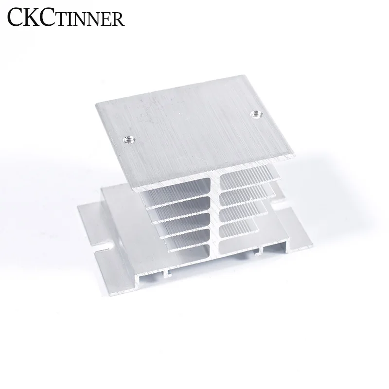 Dissipatore di calore per SSR trifase (10-200 A) - Alluminio, alte