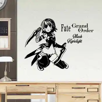

Mash Kyrielight Wall Decal FGO Shielder Vinyl Wall Stickers Decal Decor Home Decorative Decoration Anime Car Sticker