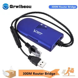 Grwibeou VAP11G-300 RJ45 Mini Wifi Wireless Bridge Wifi Repeater Routers wi-fi for Computer Networking Camera Monito