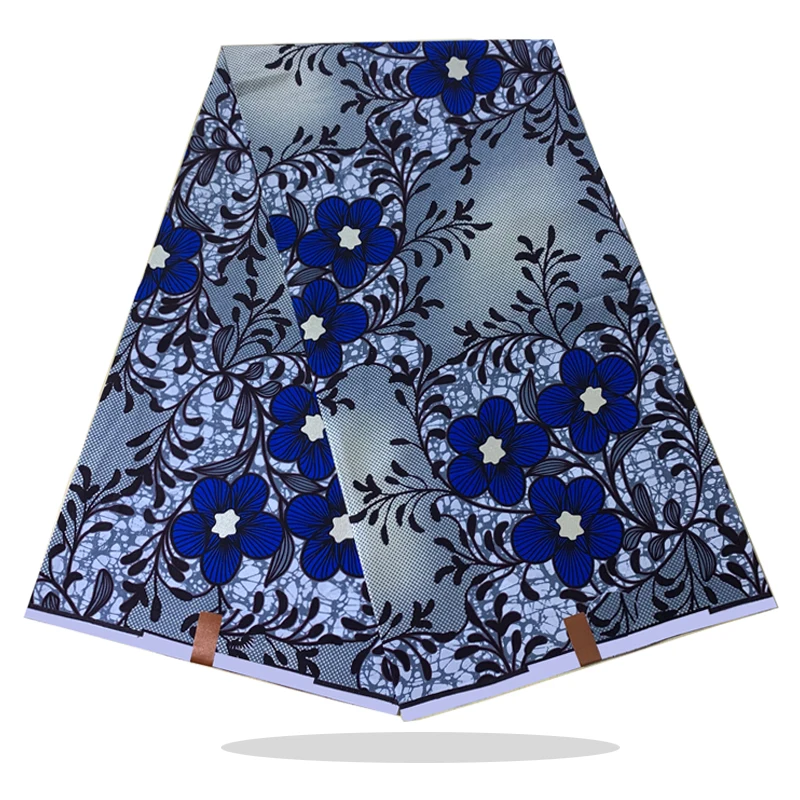 

Veritable Nigerian Wax Prints Cotton Fabric 100%Soft Breathable Real Ankara African Wax Print Fabric 6 Yards For Sewing RVG20-80