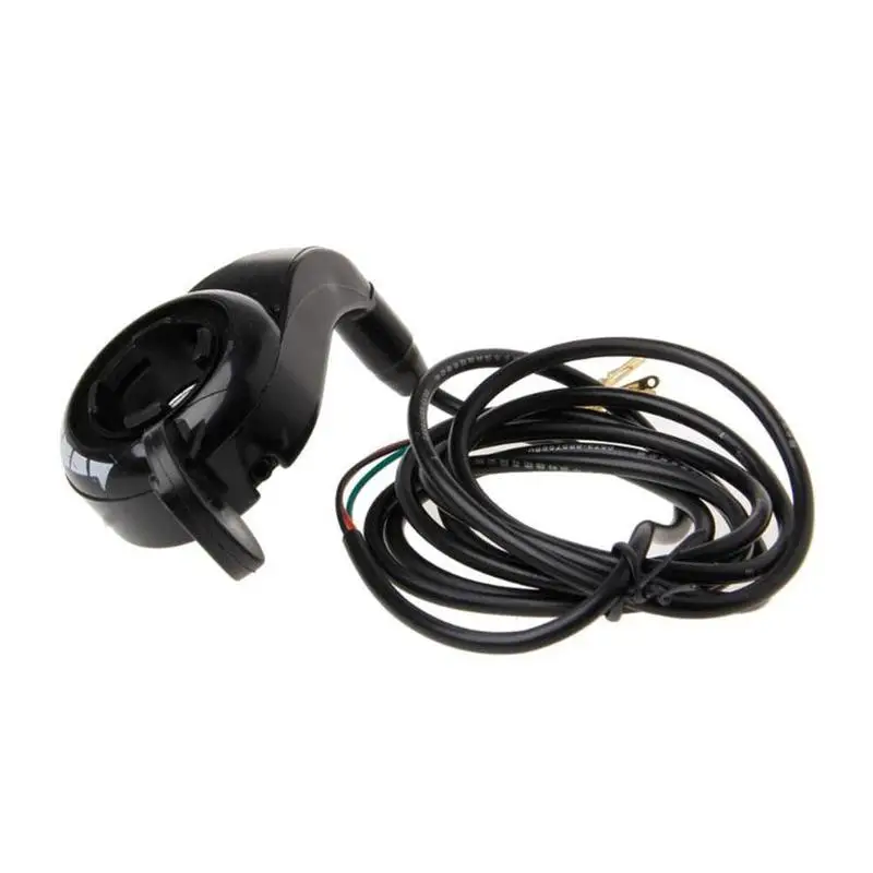 Excellent Accelerator Speed Control Electric Bike 3 Wire Grip Plastic Metal Thumb Throttle Scooter Accessories Black Replacement Practical 4 Excellent Accelerator Speed Control Electric Bike 3 Wire Grip Plastic Metal Thumb Throttle Scooter Accessories Black Replacement Practical 4