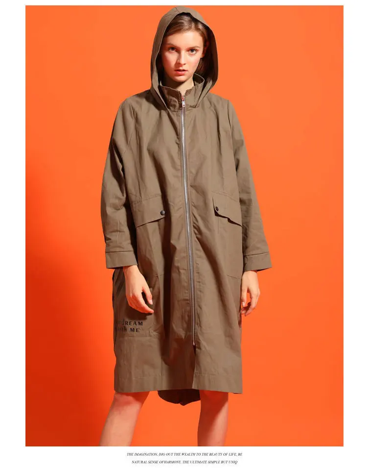 Max LuLu/ Осенняя мода в Корейском стиле, женская одежда в стиле панк, женские длинные тренчи с капюшоном, винтажные женские ветровки с принтом