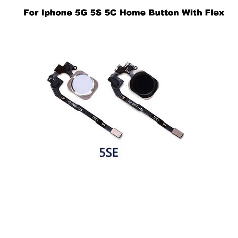 Для iPhone 5 5s 5c SE Золотая черная белая кнопка Home гибкий ленточный кабель в сборе