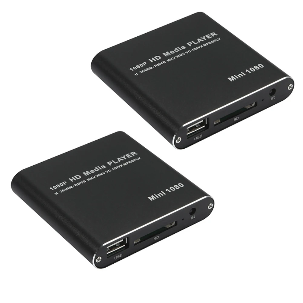 1080P Мини мульти цифровой видео аудио медиаплеер USB SDs MMC HD MKV AV HDMI