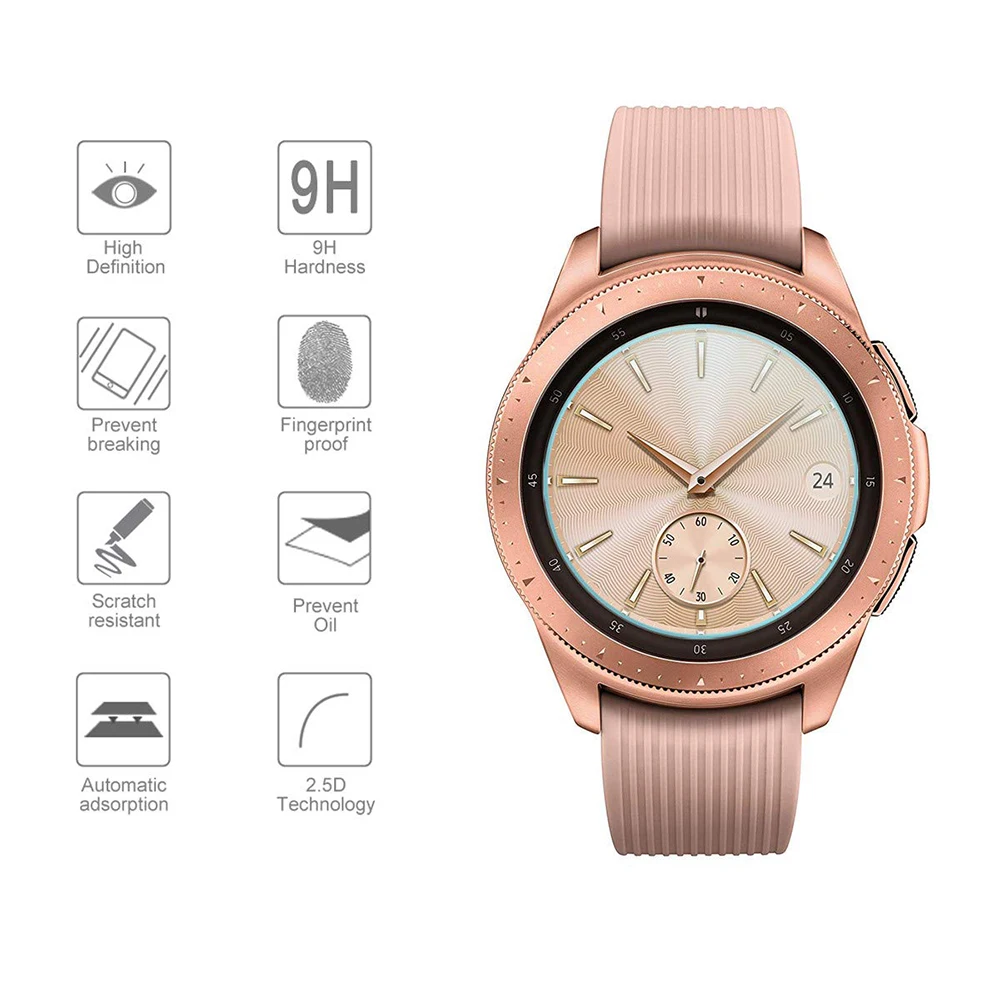 Чехол для samsung gear S3 Frontier защитная пленка Защита для samsung Galaxy Watch 42 мм 46 мм экран из закаленного стекла