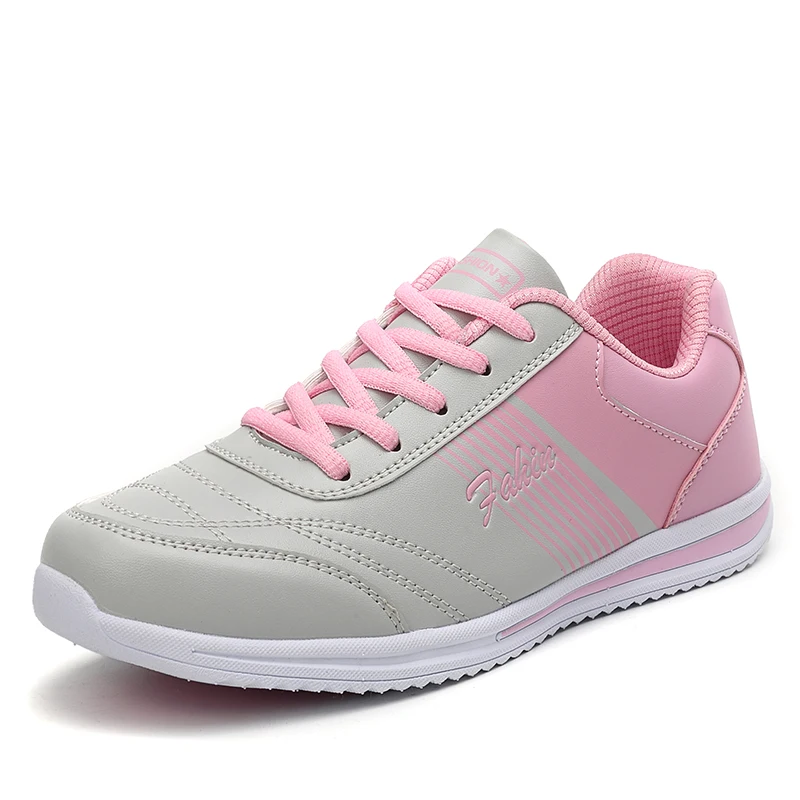 Tenis Mujer; Новинка года; Женская Удобная спортивная обувь для спортзала; женская обувь для тенниса; женские устойчивые спортивные кроссовки; кроссовки для бега - Цвет: Серый