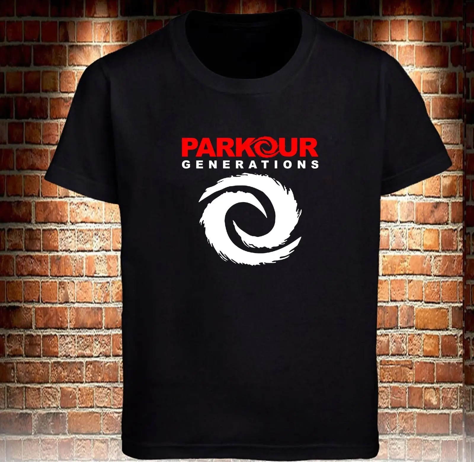 Черные футболки PARKOUR Generations Movet спортивная серая футболка pride Футболка унисекс модная футболка мужские женские худи