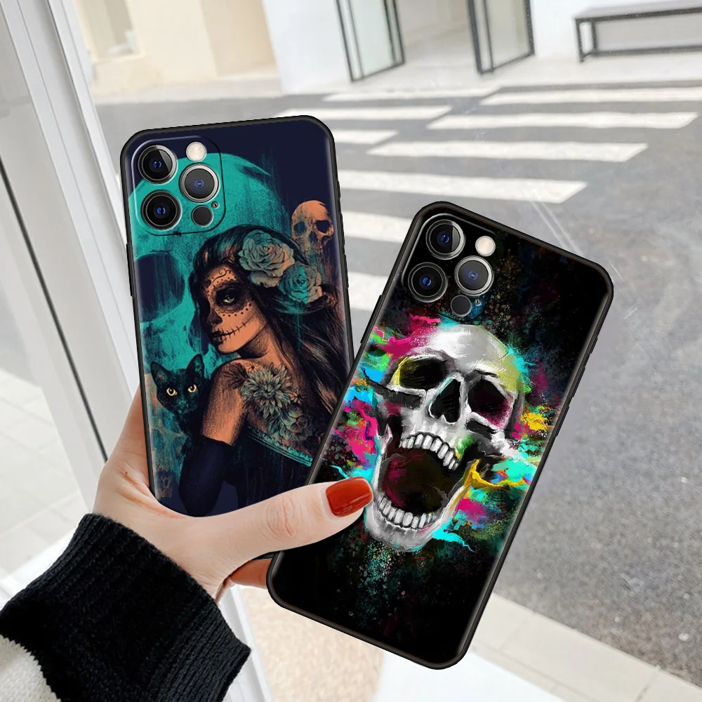 Mexican Skull Girl iPhone Case