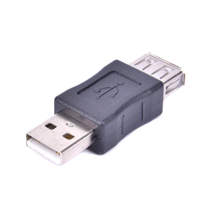 Черный USB 2,0 Тип A Женский к Micro USB B Женский адаптер переходник USB 2,0 к Micro USB разъем