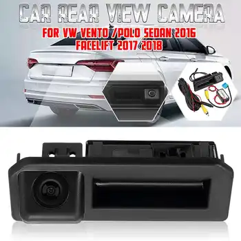 

HD Trunk Handle Camera Reverse Parking Rear View Camera For VW Vento Polo Sedan Facelift 2017 2018 2019