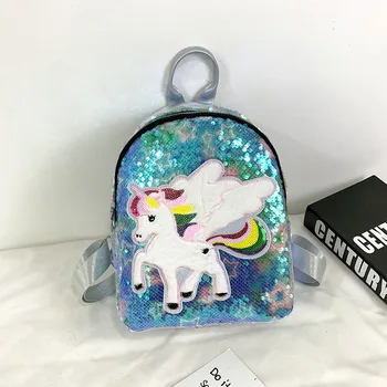 

Cute Toddler Backpack Unicorn Children School Bags for Girls Sequin Cartoon School Knapsack Kids Backpack Bolsa Escolar