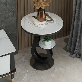 Six marble post-modern minimalist Side Table 6
