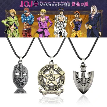 

Anime JOJOS BIZARRE ADVENTURE Necklaces Cosplay Props Unisex KILLER QUEEN Higashikata Josuke Pendant Necklace