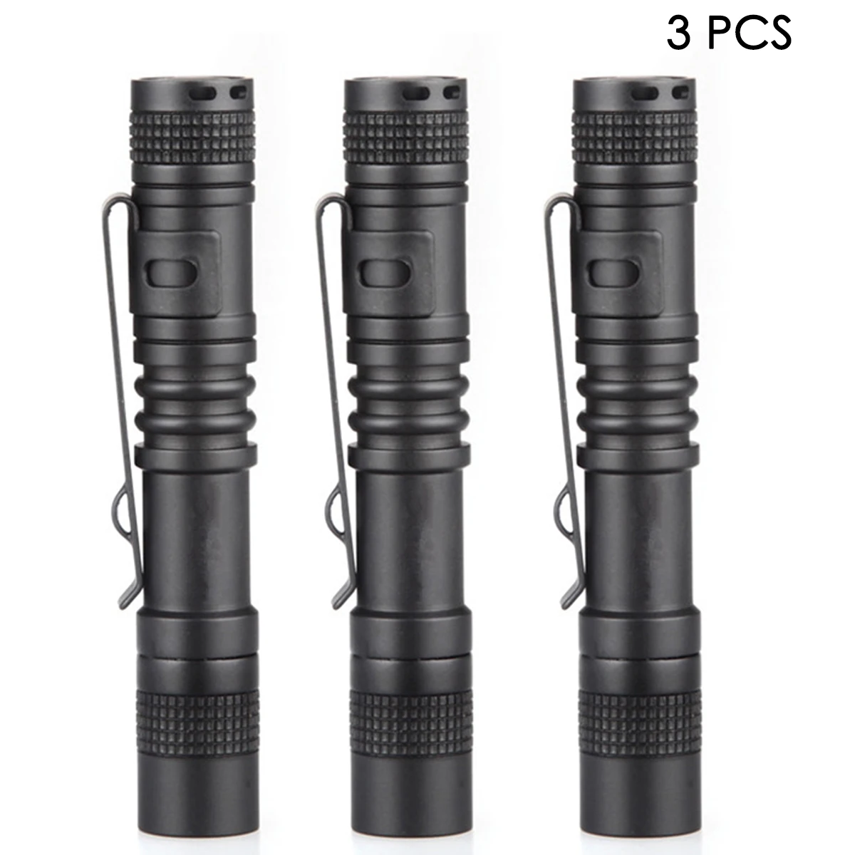 Светодиодный фонарик с зажимом яркий мини фонарь CREE XPE R3 3500LM маленькая лампа