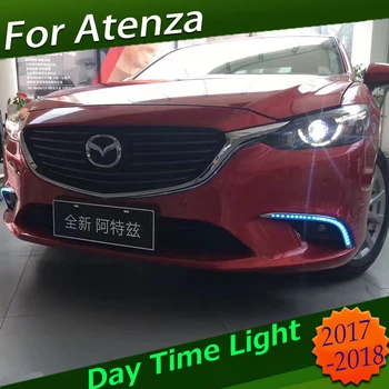 

For Mazda 6 Mazda6 Atenza 2016 2017 2018 LED DRL Daytime Running light Driving Day Fog Lamp Lights Turn Signal yellow white