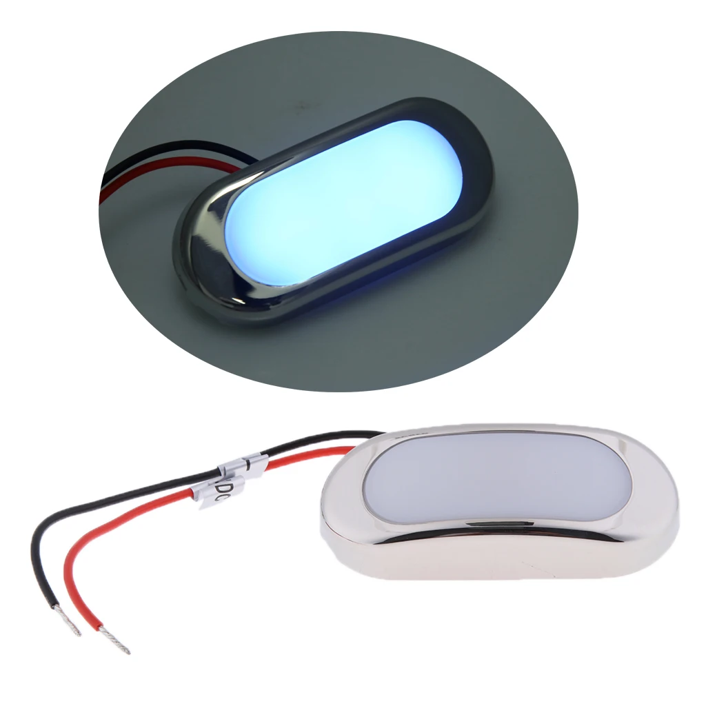 3 ''продолговатые вежливое голубое освещение светодиодный 12V светодиодный для лодки, яхты, дорожки, ступенчатая лестница