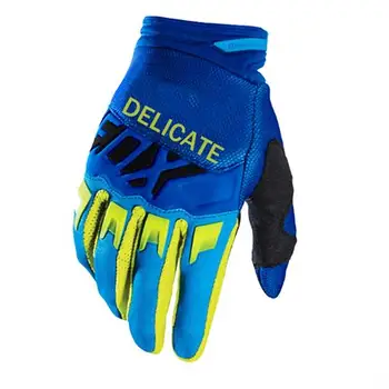 

Delicate Fox Locomotive Mountain Bicycle MTB Bike Sprint Race DIRTPAW Blue Gloves