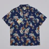BOB DONG Pineapple Guitar Tropical Short Sleeeved Shirts Unisex Aloha Tee Shirts 4