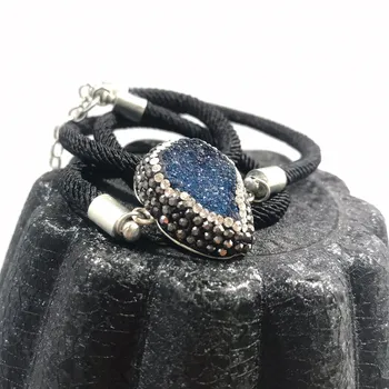 

Fine Pendant Quartz Women's Bracelet with Micron Silver Plated On Brass