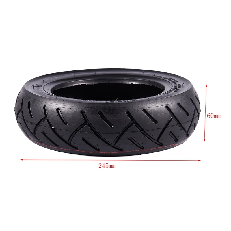10X2.5 Front/Rear Scooter Tire Wheel Solid Replacement for 10 Inch Electric Scooter Skateboard Diy Replacement Spare Tire