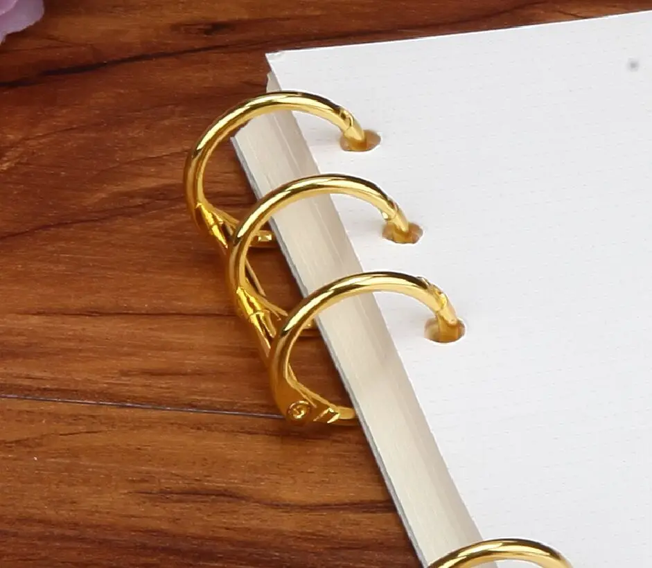 2 шт. DIY, иных металлических спираль связующего Нержавеющая сталь папка с файлом зажим с отрывными листами записная книжка с кольцевым механизмом зажим для Тетрадь записной книжки